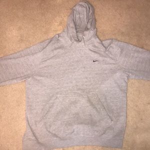 Gray Nike hoodie